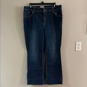 Chico's Blue Boot Cut Jeans Classic Style